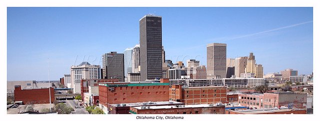 Oklahoma City Skyline Panoramic