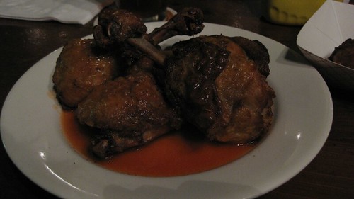 drunken chicken with buffalo sauce