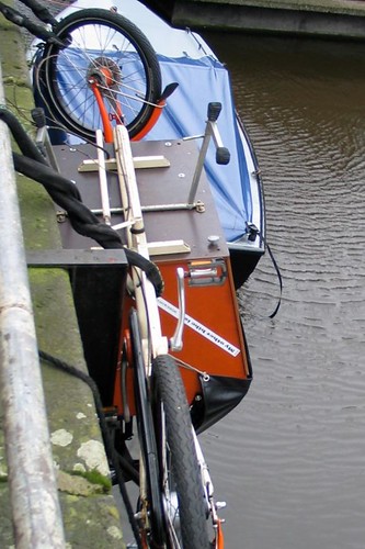 cargobike almost in canal 1