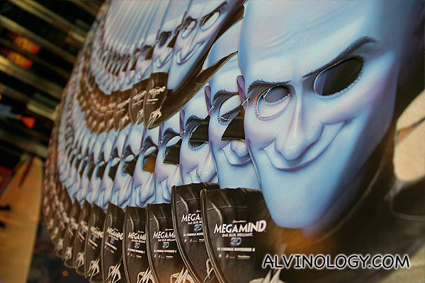 Megamind masks for everyone