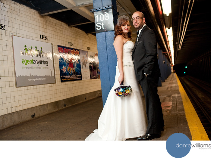 NYC Subway Wedding 1