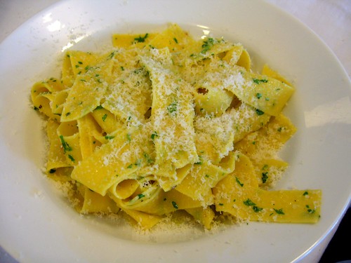Scordo Pasta Challenge #96 Pappardelle with Garlic, Parsley, Olive Oil