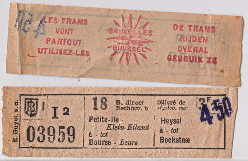 Tickets de tram