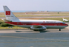 Tunisair B737-2H3 TS-IOC NCE 03/08/1988