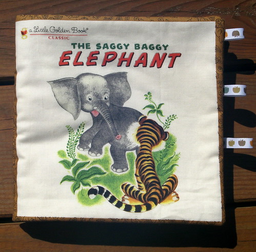The Saggy Baggy Elephant - A fabric book by Little Golden Books