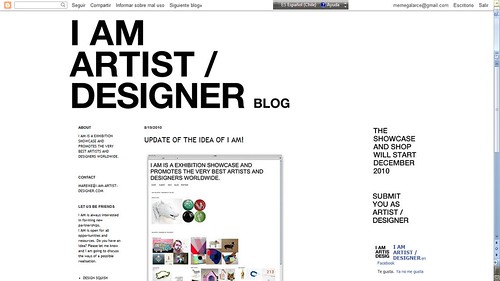 I AM ARTIST/DESIGNER