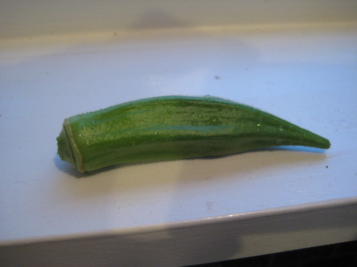 homegrown okra