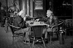 Partida de ajedrez en Bruselas