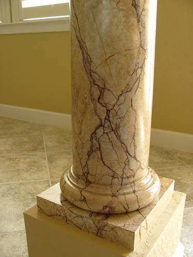Faux marble technique