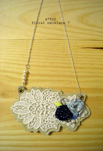 a*for...floral necklace 7