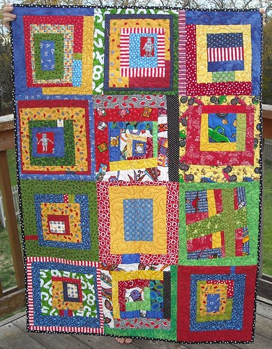 primary colors charity quilt