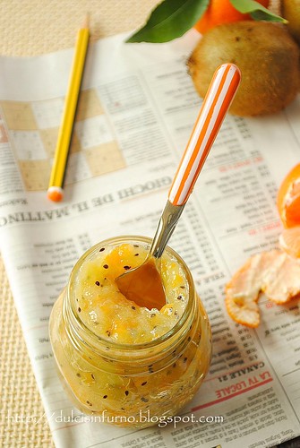 Marmellata di Kiwi e Mandarini-Kiwi and Tangerine Jam