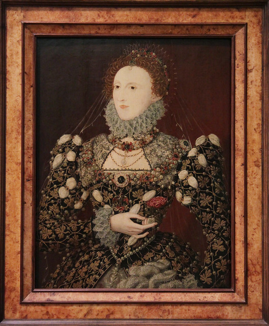 Queen Elizabeth I, attributed to Nicholas Hilliard, about 1572-5