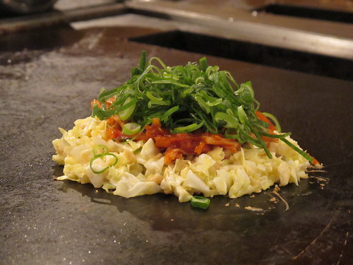 Okonomiyaki on the Grill