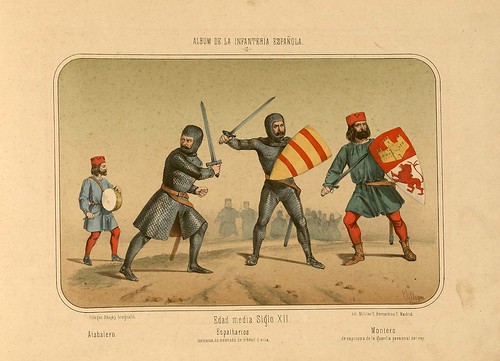 003- Álbum de la Infantería Española..-1861- conde de Clonard