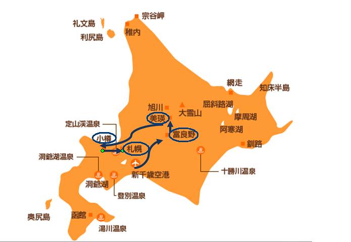 北海道地圖