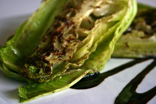 Grilled Romaine with Balsamic Syrup