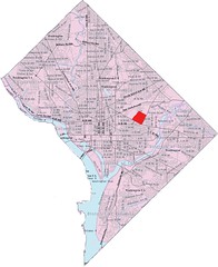 Trinidad's location within DC (US Census, public domain)