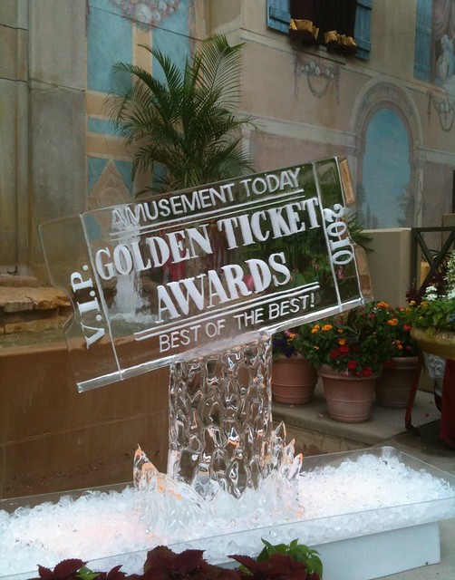 Gorgeous ice sculpture for the GTAs!
