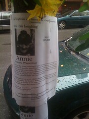 Photo of Annie's flyer