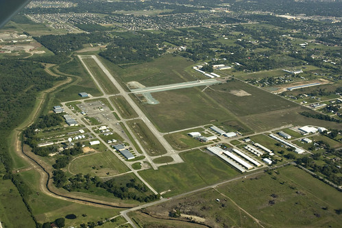 Pearland Airport from the Air