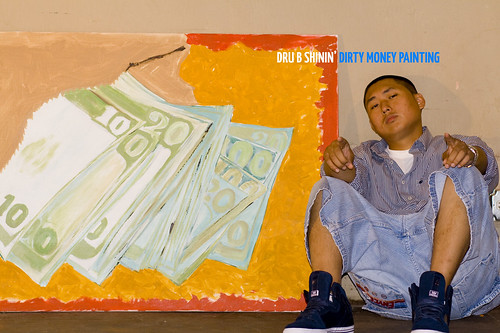 Dru B Shinin' Dirty Money Painting