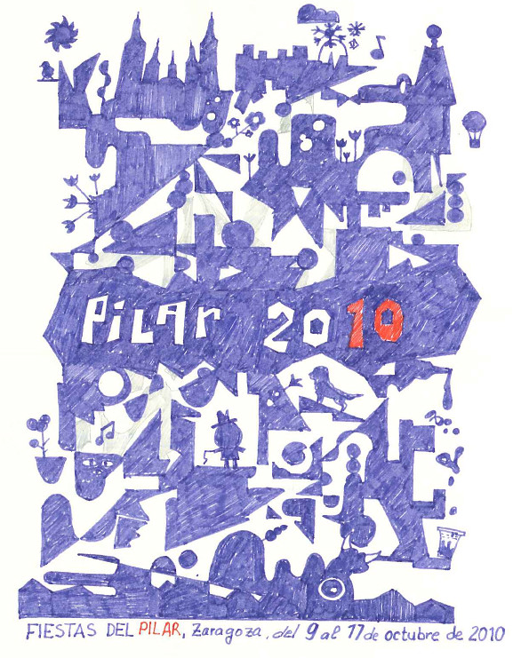 Cartel Fiestas del Pilar 2010