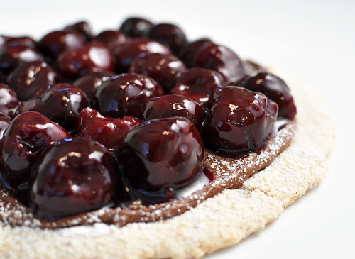 Nutella and Cherry Pizza 3