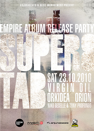 SUPER8 & TAB - EMPIRE - Album Release Party, 24.10.2010, Virgin Oil, Helsinki