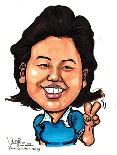 caricature for Red Cross 081110 - 2