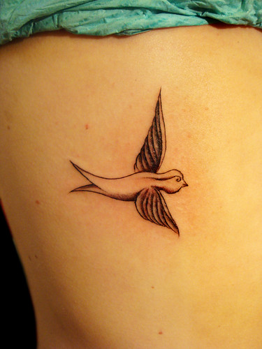Small Bird tattoo Miguel Angel Custom Tattoo Artist