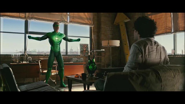 Linterna Verde escena Hal suit