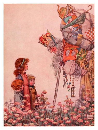 001-Ilustracion del cuento El Rey de Troya-Bill the minder 1912-W. Heath Robinson