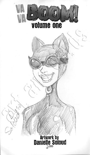 Catwoman sketchbook - by Danielle Soloud