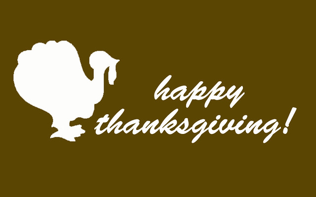 happy thanksgiving everyone!