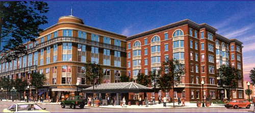 mixed-income housing at DC's Columbia Heights Metro station (via presentation by Washington Regional Network)