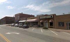Chesnee, SC town center (via Google Earth)