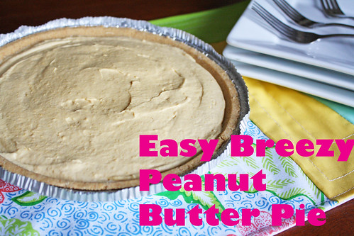 Super easy frozen peanut butter pie
