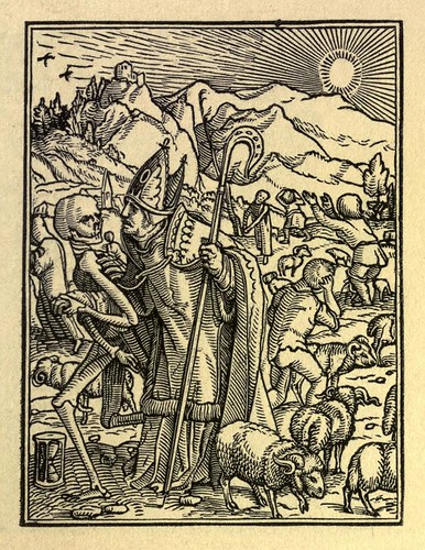 006-El obispo-The Dance of death…1833-Hans Holbein