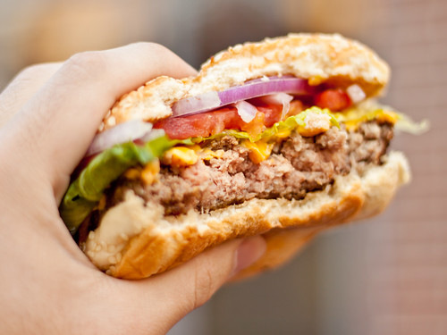 Burger cross-section