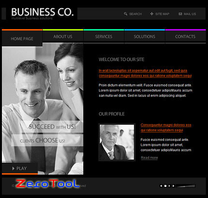FlashMint 2034 Business experts flash template