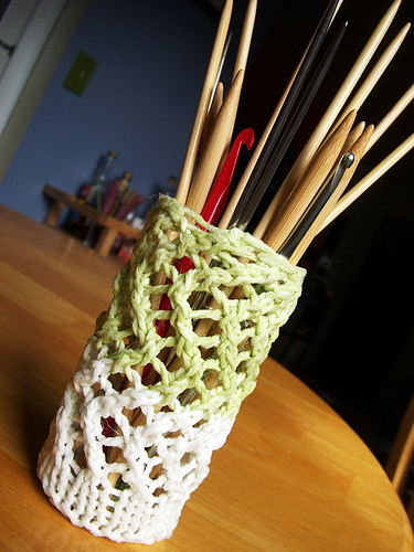 zig-zag lace cup!