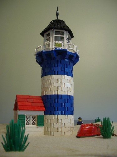 Joey's Lego lighthouse.