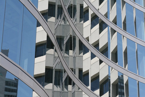 Curved Building Reflection
