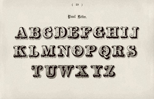 009-Alfabeto mayusculas perla-Examples of Modern Alphabets… 1913- Freeman Delamotte