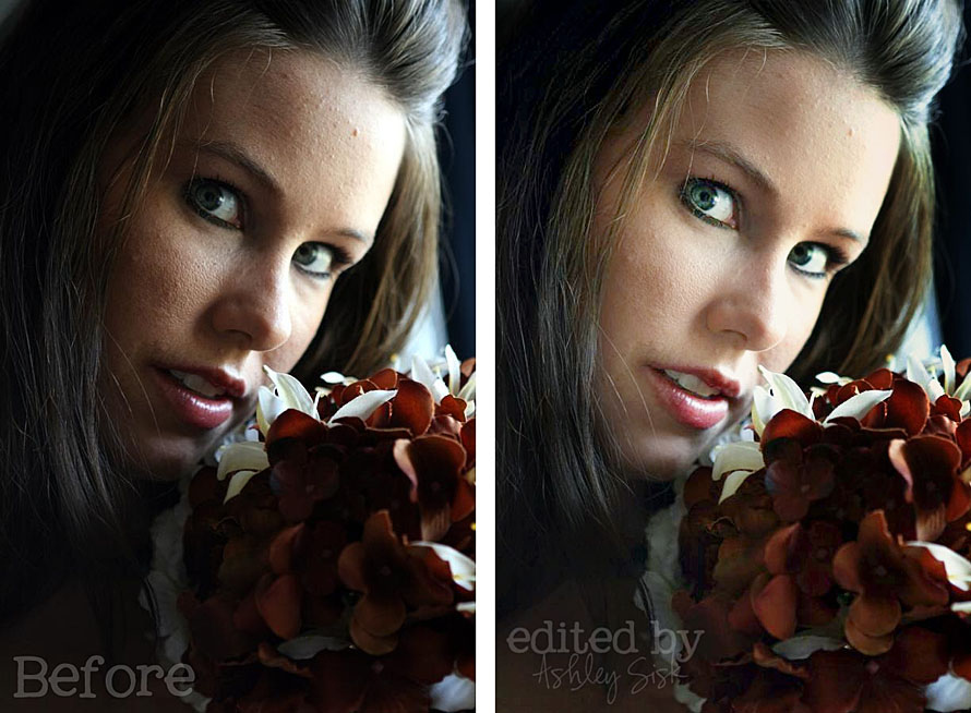 Sarah Bridal 2 Before and After