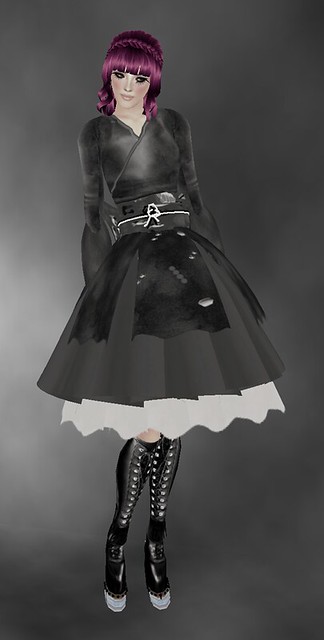 -Greymoon- Yukada Lolita Goth Doll Dress