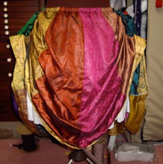Bustle front Steampunk Skirt