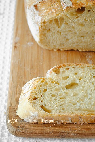 Pane Senza Impasto con Pasta Madre-Sourdough No Knead Bread