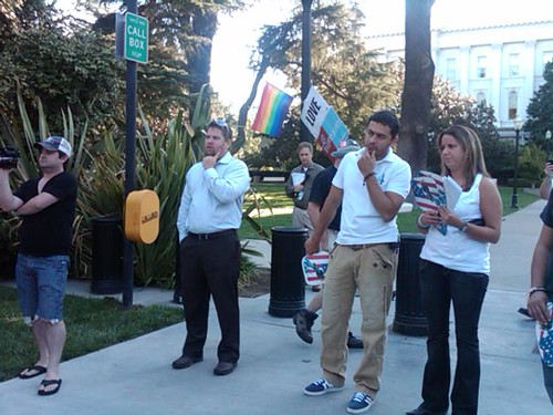 Equality supporters in Sacramento